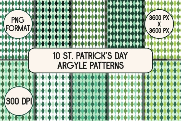 10 St. Patrick s Day Argyle Patterns