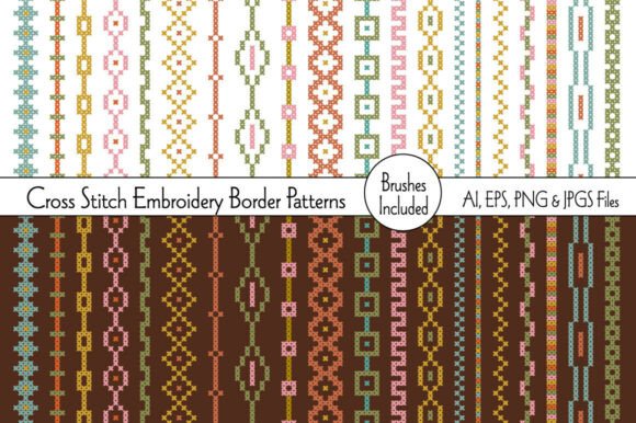 Cross Stitch Embroidery Border Patterns: A Creative Resource for Crafters and Designers