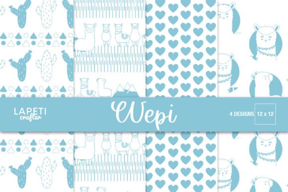 Explore the Llama Paper Collection: Fun and Cute Projects with Alpaca, Cactus, and Heart Patterns