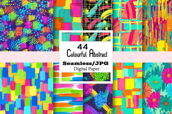 Exploring the Versatility of Colourful Abstract Seamless Patterns