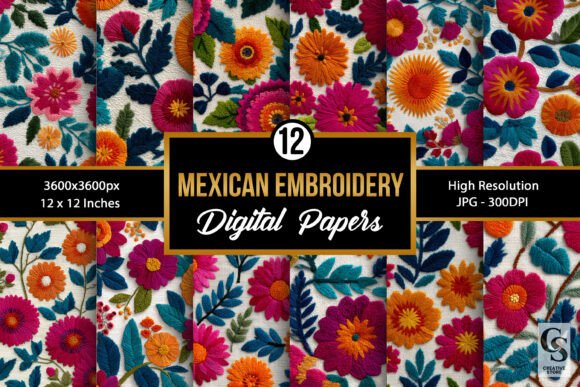 Mexican Flowers Embroidery Patterns: A Vibrant Addition to Your Creative Projects