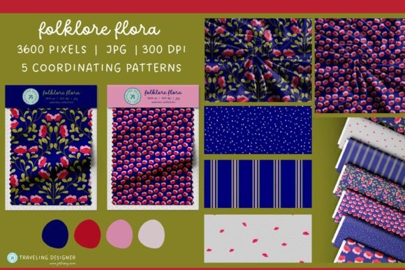 Scandinavian Folklore Floral Patterns: A Timeless Fusion of Tradition and Modern Design